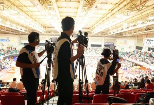 「映像でバスケットの魅力を届けます」記事内の画像